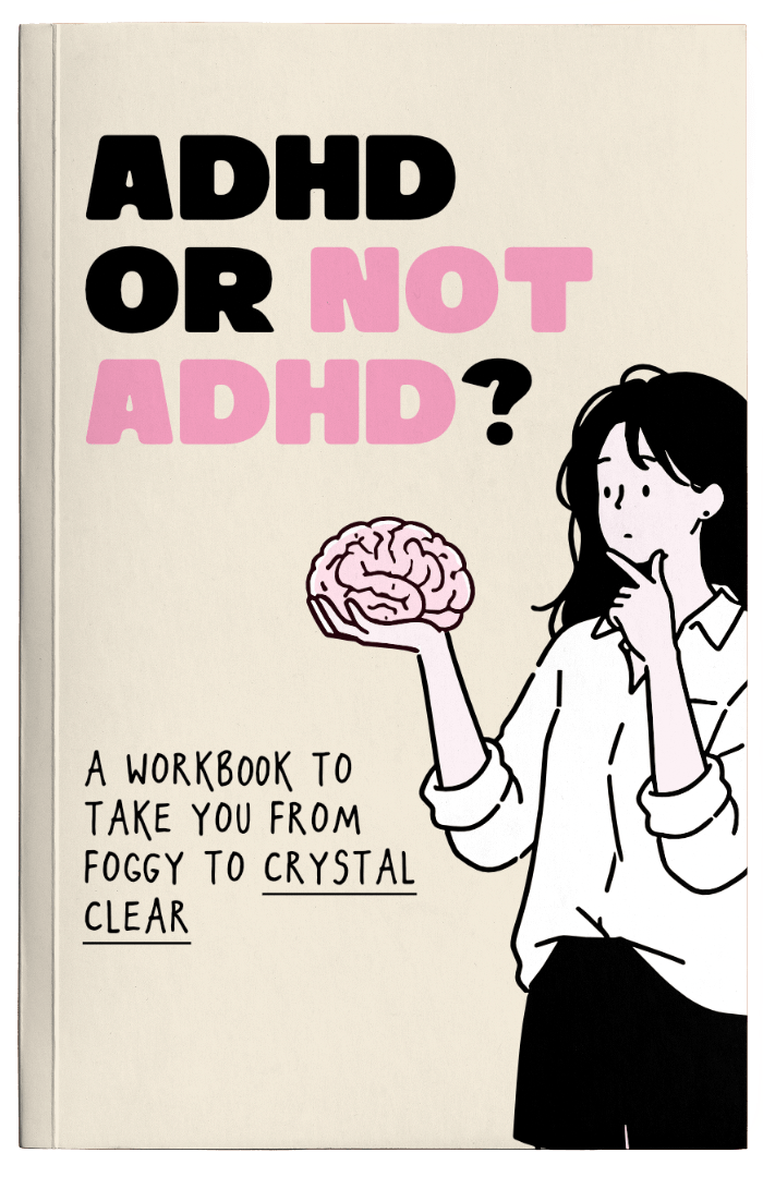ADHD or Not ADHD, the Blue ADHD workbook